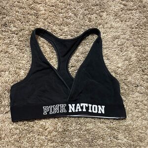 PINK NATION Victoria's Secret Pink Crop Sports Bra